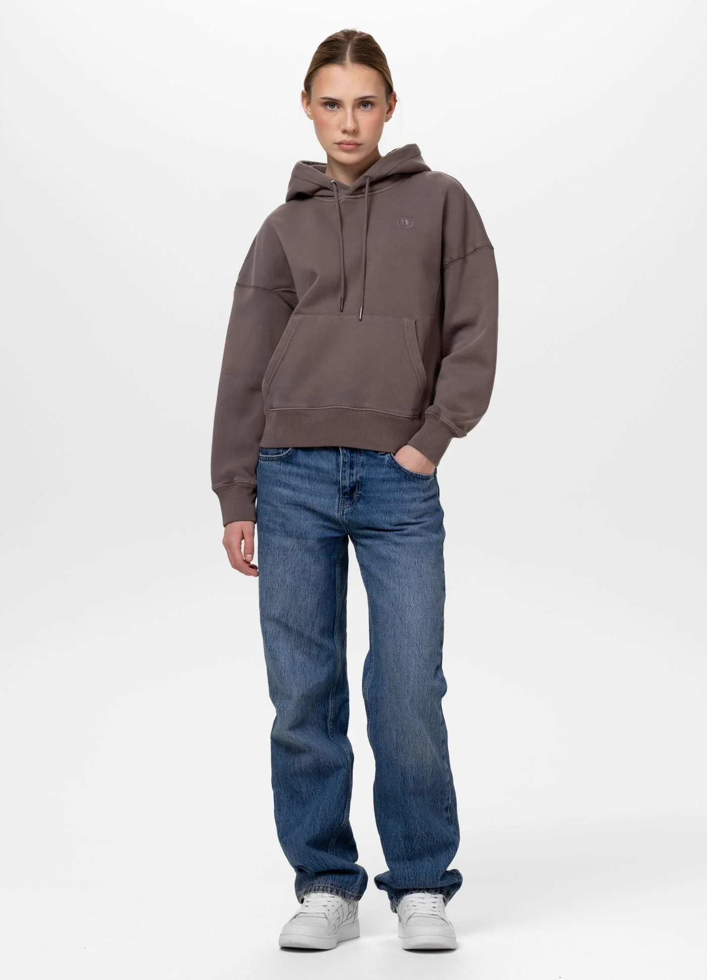 Bluza damska z kapturem Washed Manzanita - Image 2