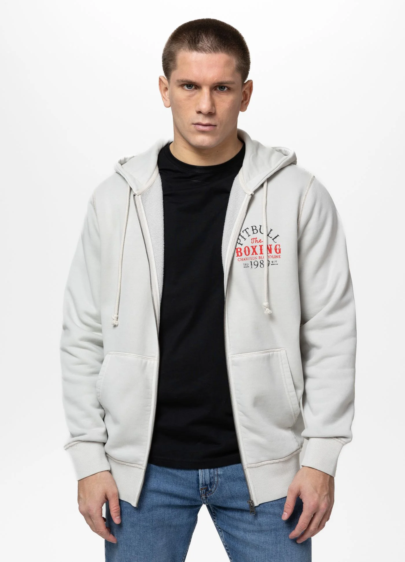 Bluza rozpinana z kapturem Washed CHAMPION BLOODLINE - Image 6