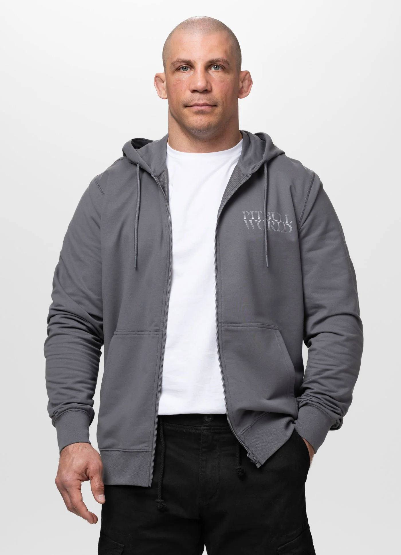 Bluza rozpinana z kapturem PITBULL WORLD - Image 2