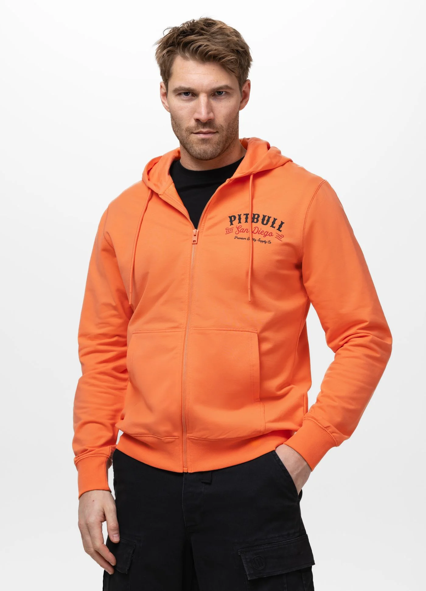 Bluza rozpinana z kapturem STRENGTH & RESPECT - Image 3