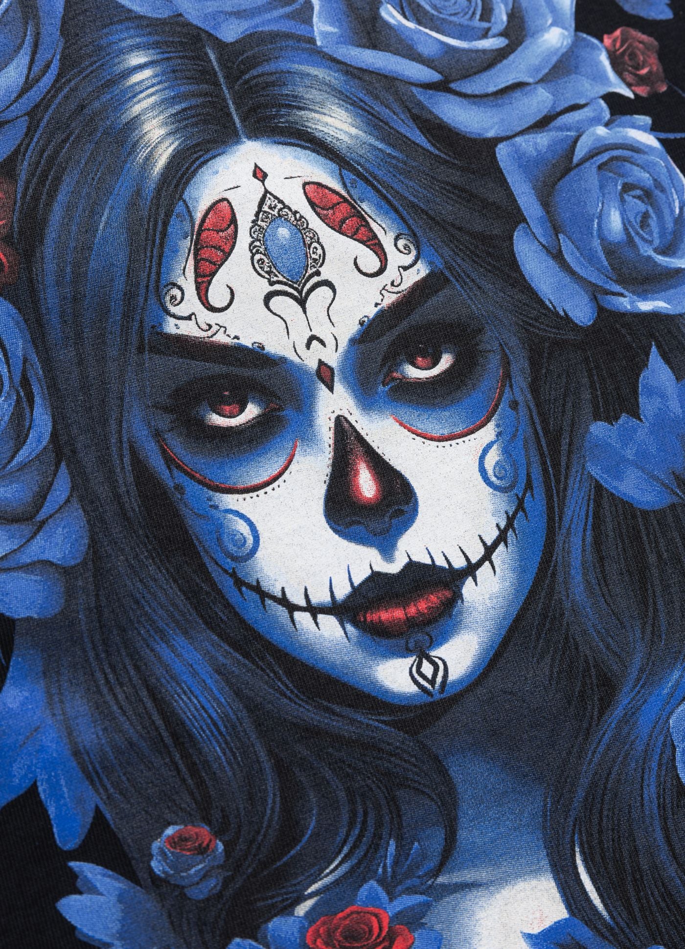 Koszulka damska SANTA MUERTE BLUE - Image 9