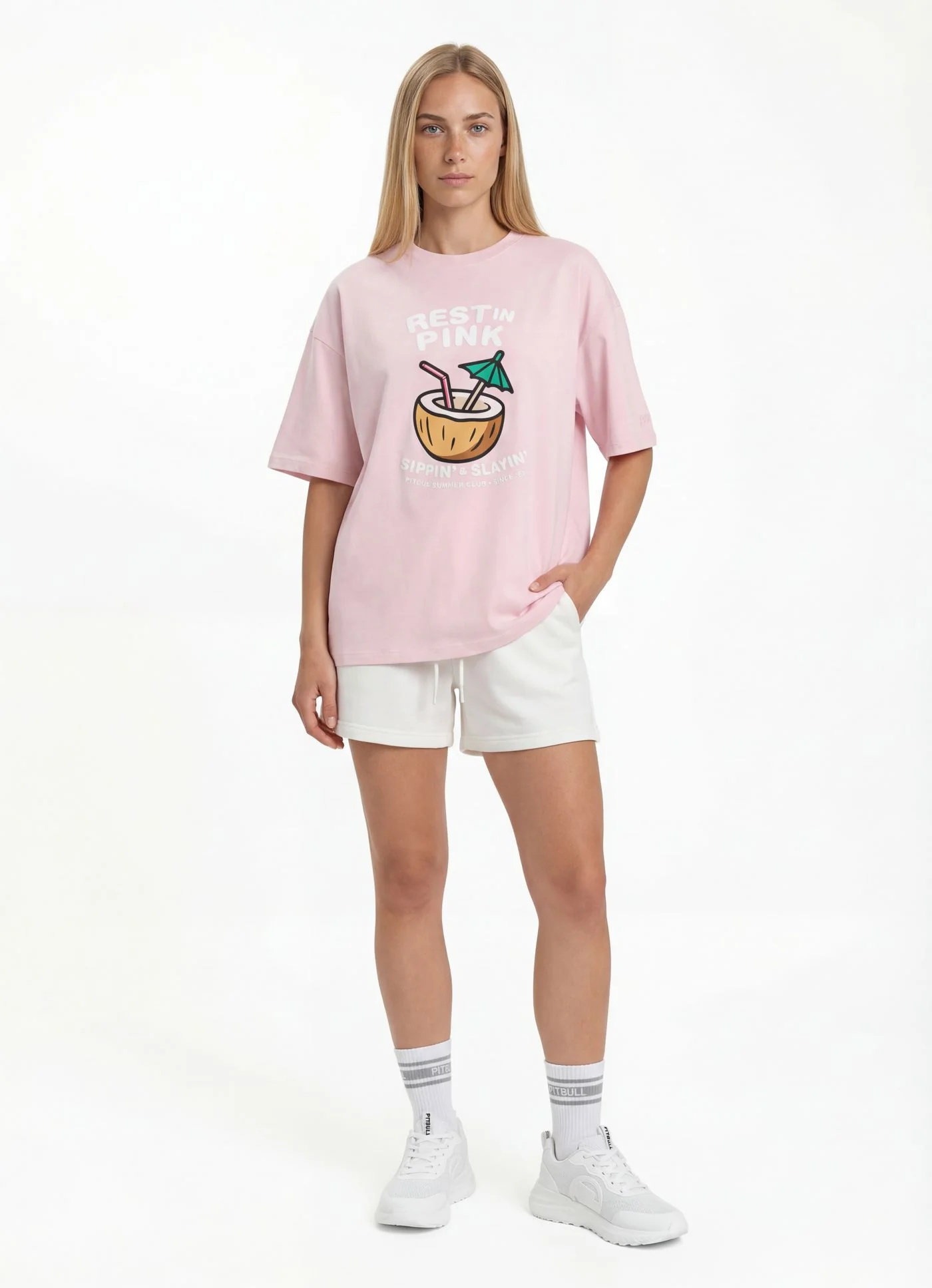 Koszulka Oversize REST IN PINK - Image 5