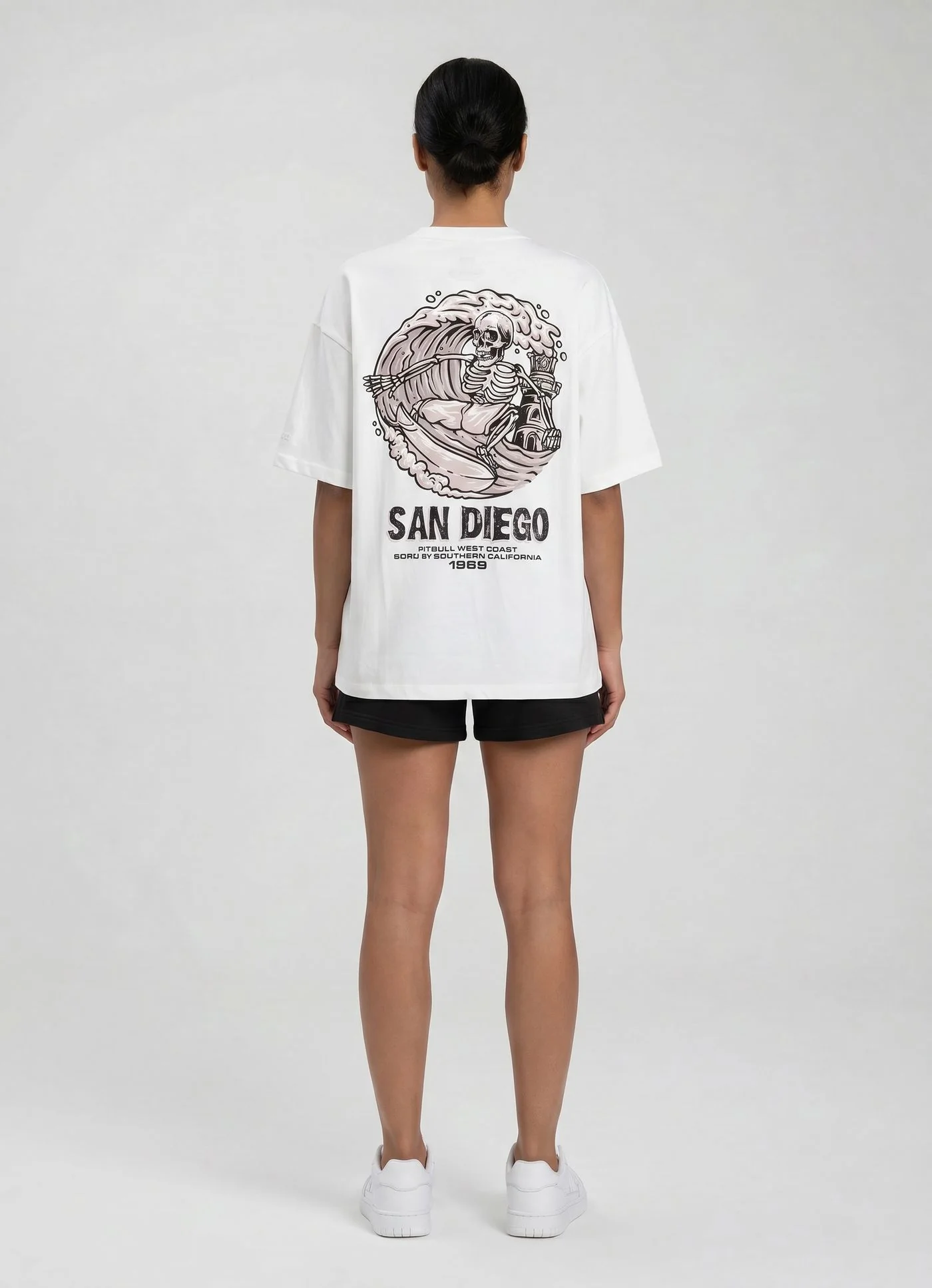 Koszulka Oversize SKULL SURF - Image 3