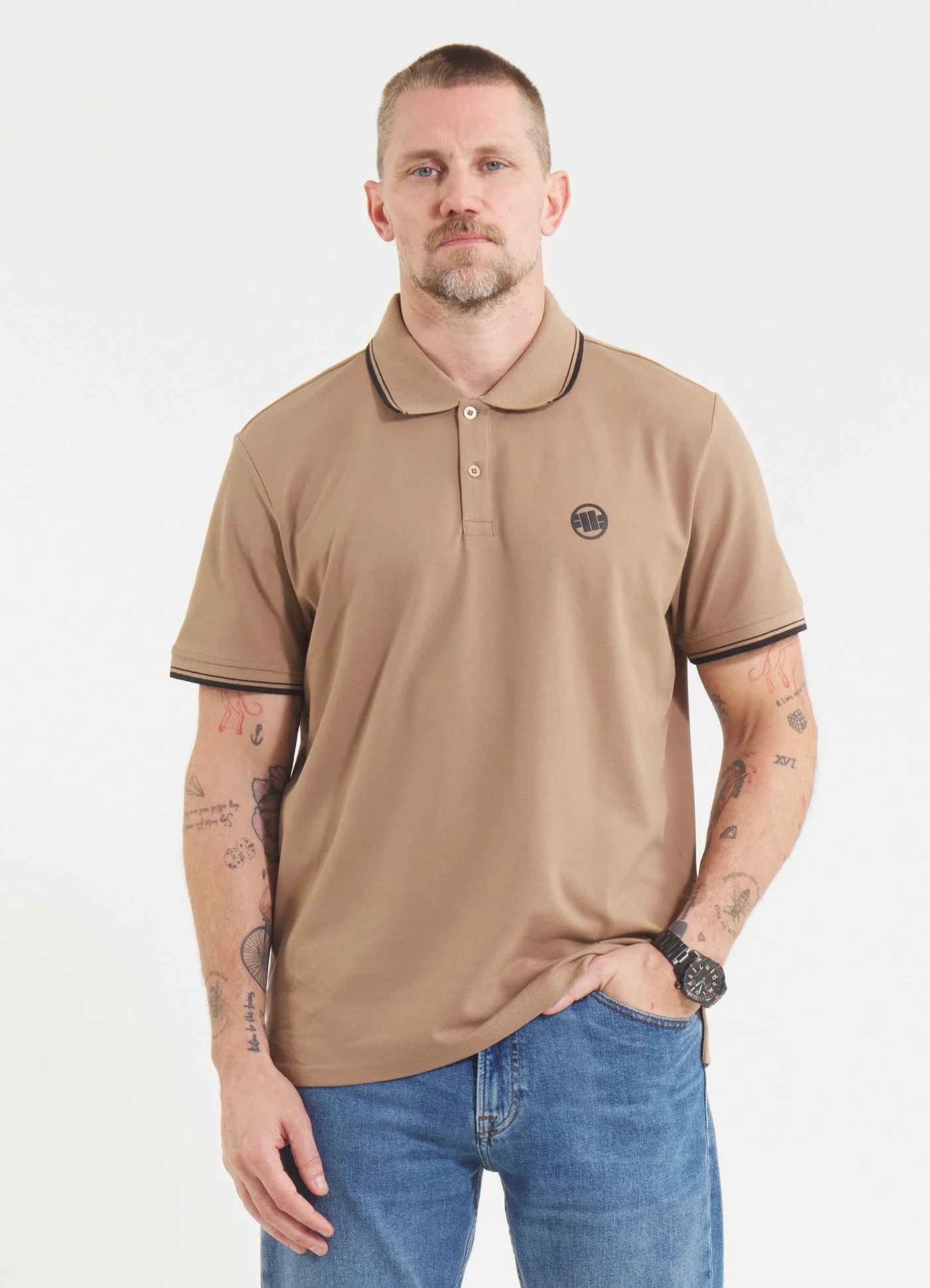 Koszulka Polo Pique STRIPES REGULAR