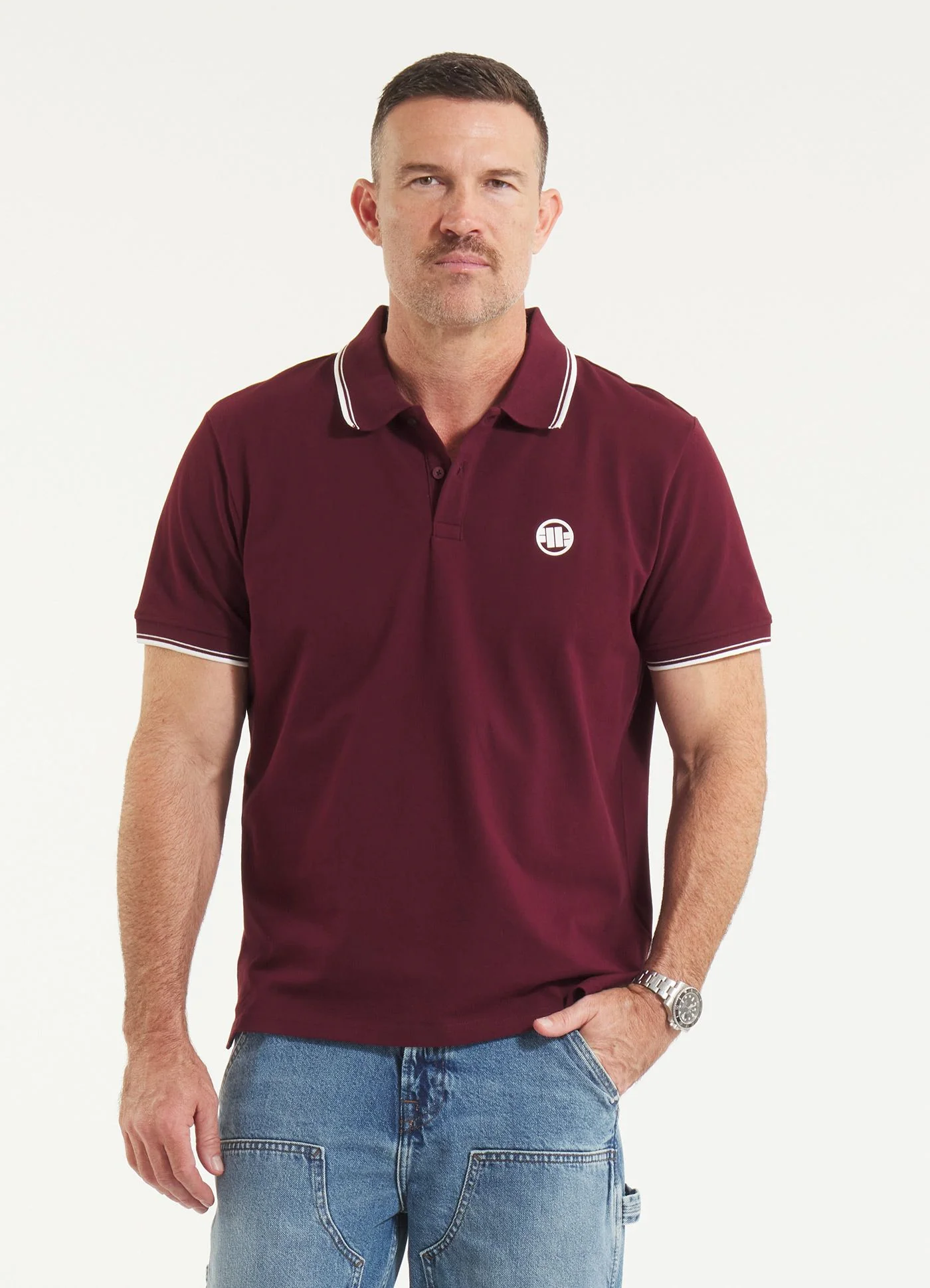 Koszulka Polo Pique STRIPES REGULAR - Image 4
