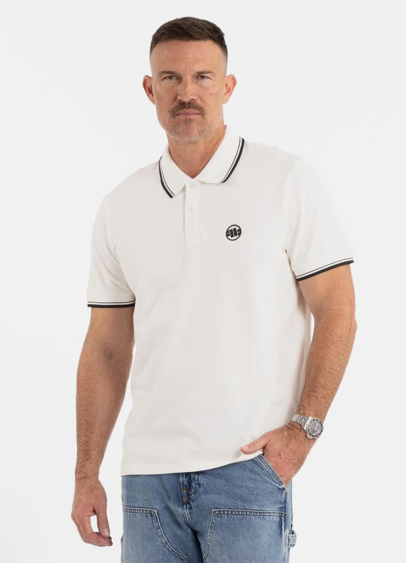 Koszulka Polo Pique STRIPES REGULAR