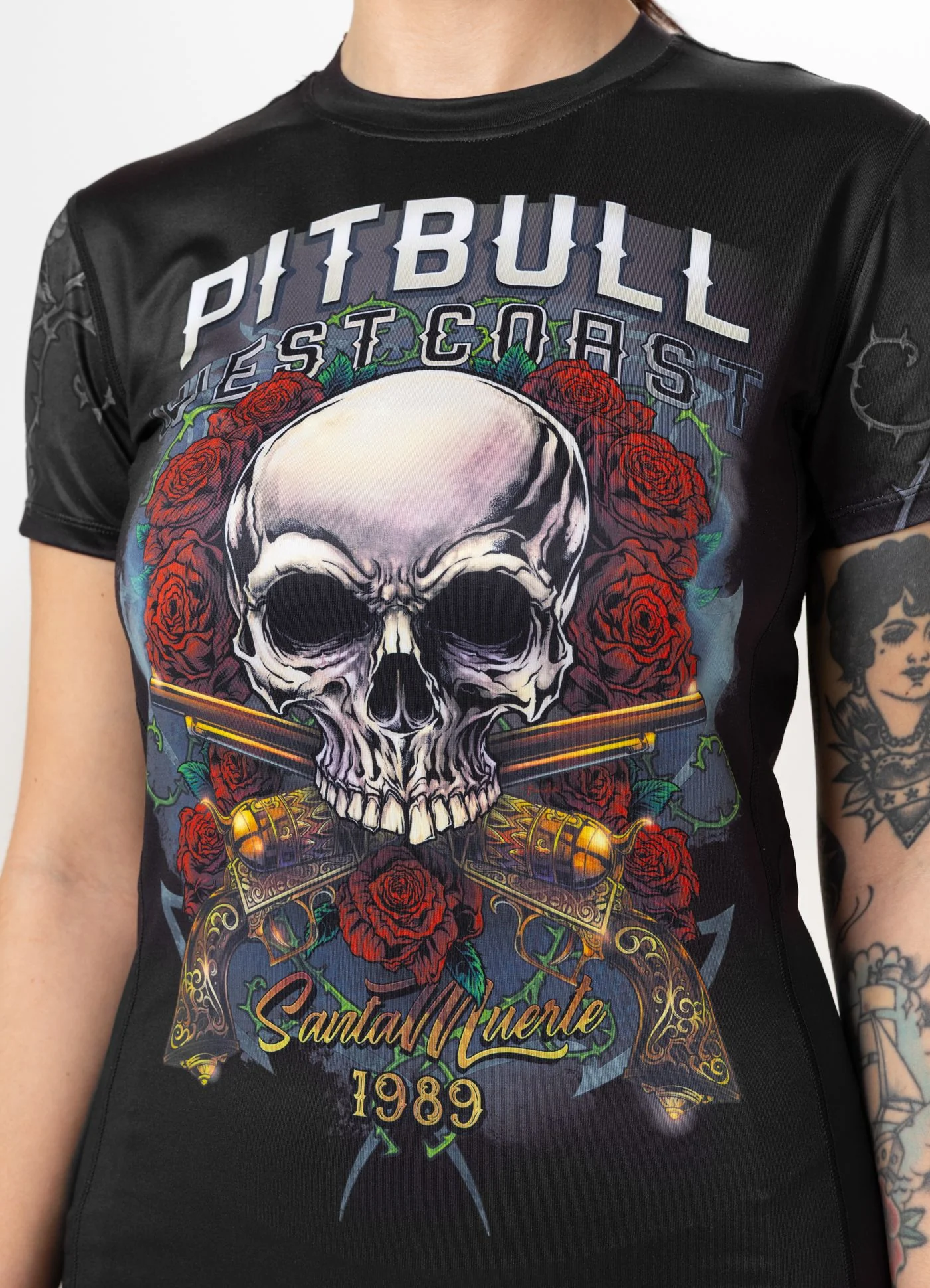 Koszulka sportowa damska Mesh SANTA MUERTE - Image 7