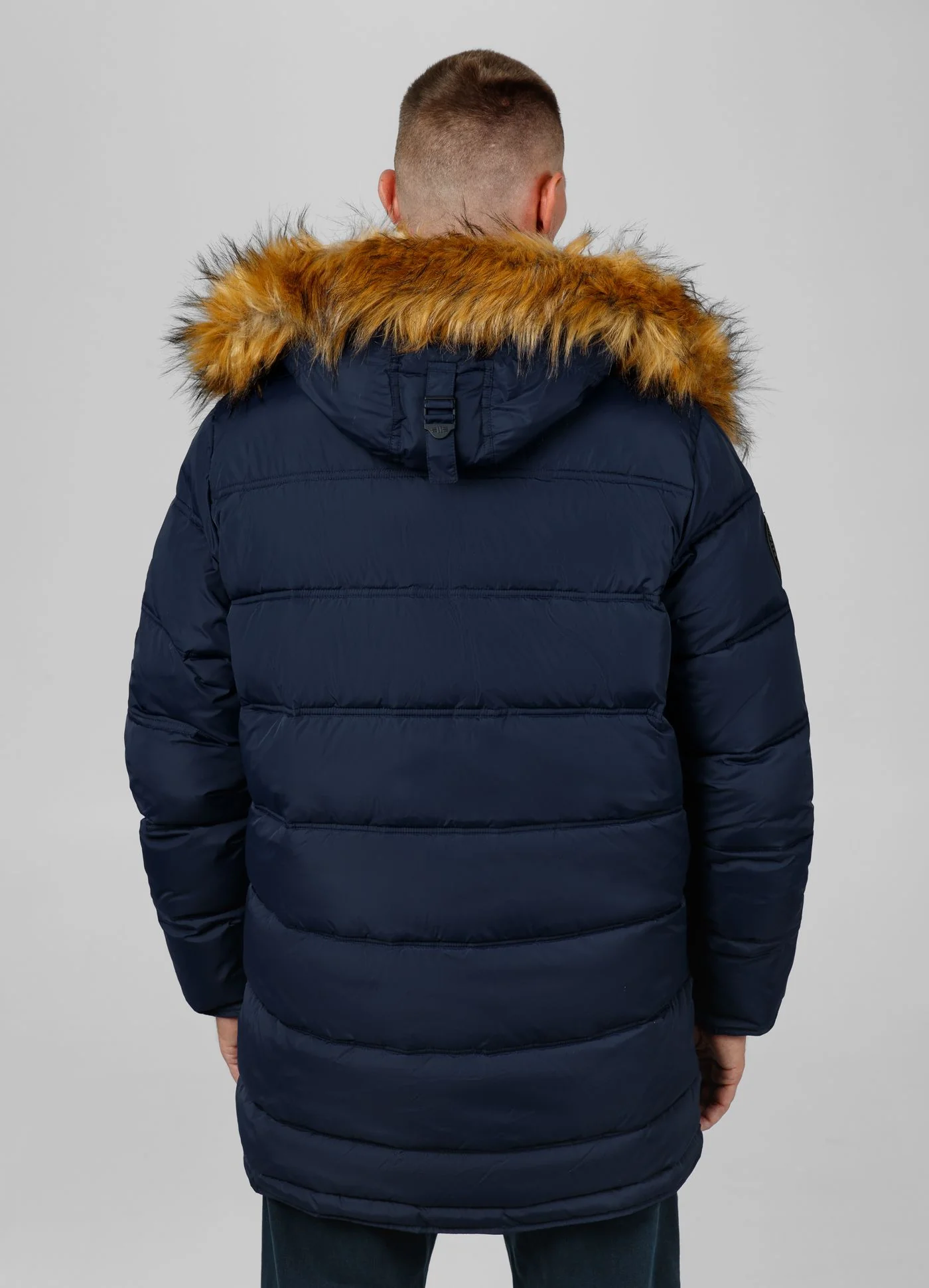 Kurtka zimowa pikowana parka z kapturem KINGSTON II - Image 3