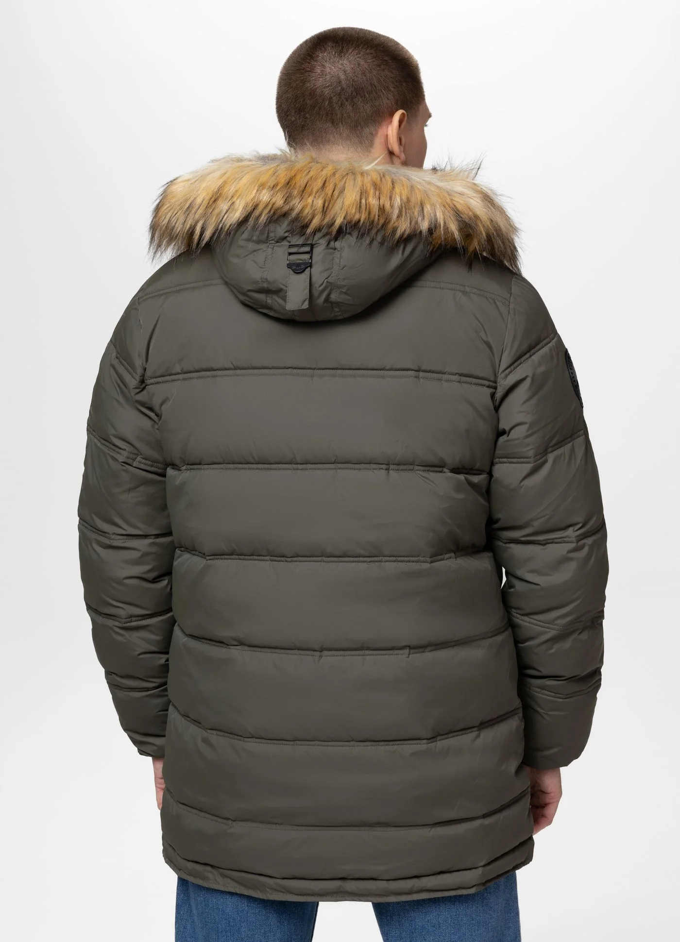 Kurtka zimowa pikowana parka z kapturem KINGSTON II - Image 3