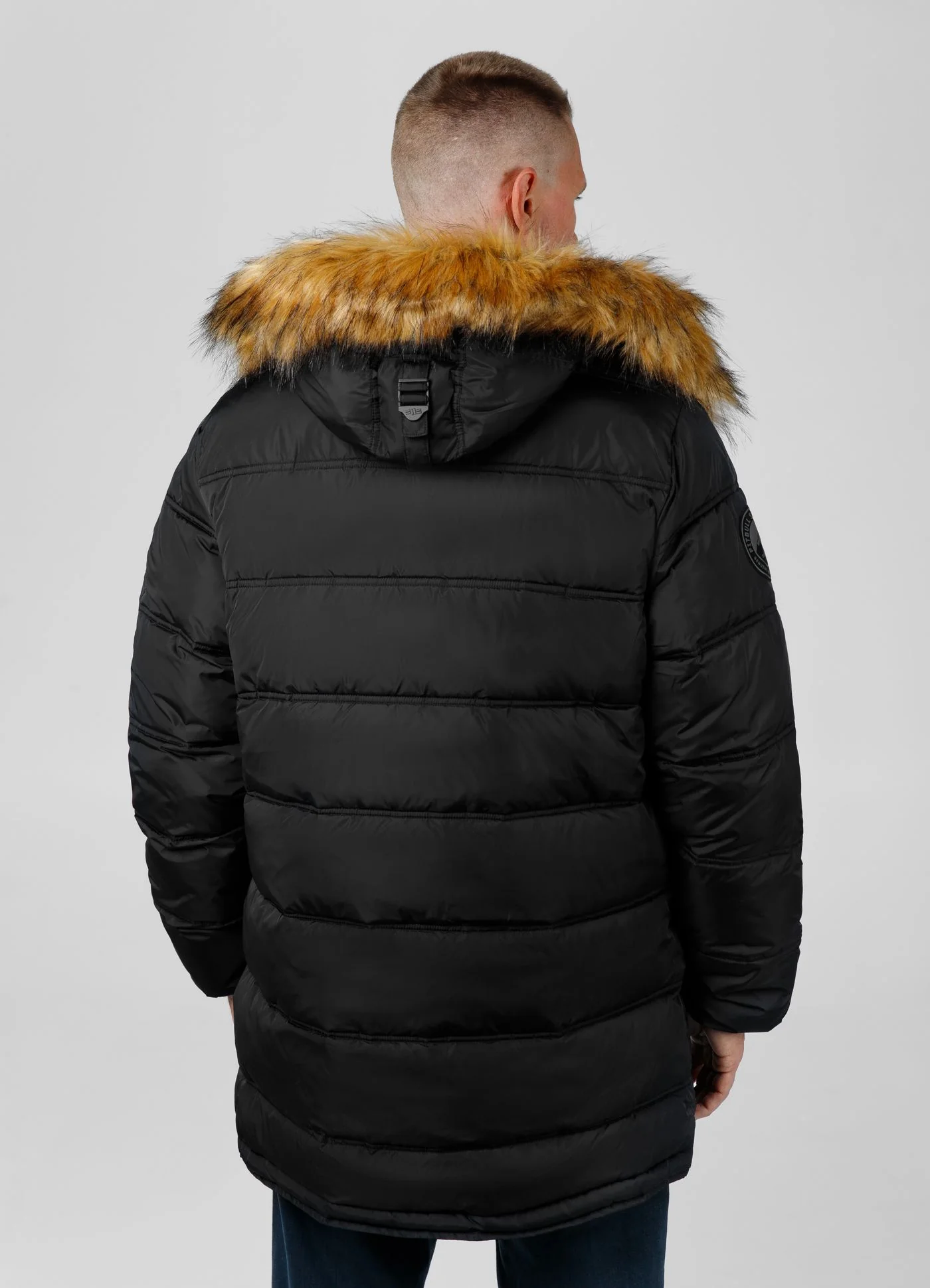 Kurtka zimowa pikowana parka z kapturem KINGSTON II - Image 3