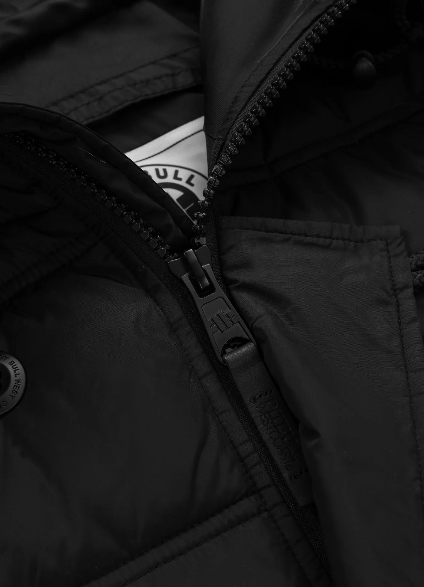 Kurtka zimowa pikowana parka z kapturem KINGSTON II - Image 7