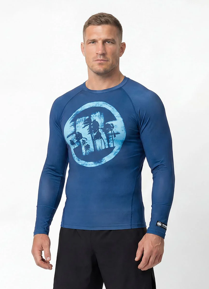 Rashguard longsleeve LOGO PALMS